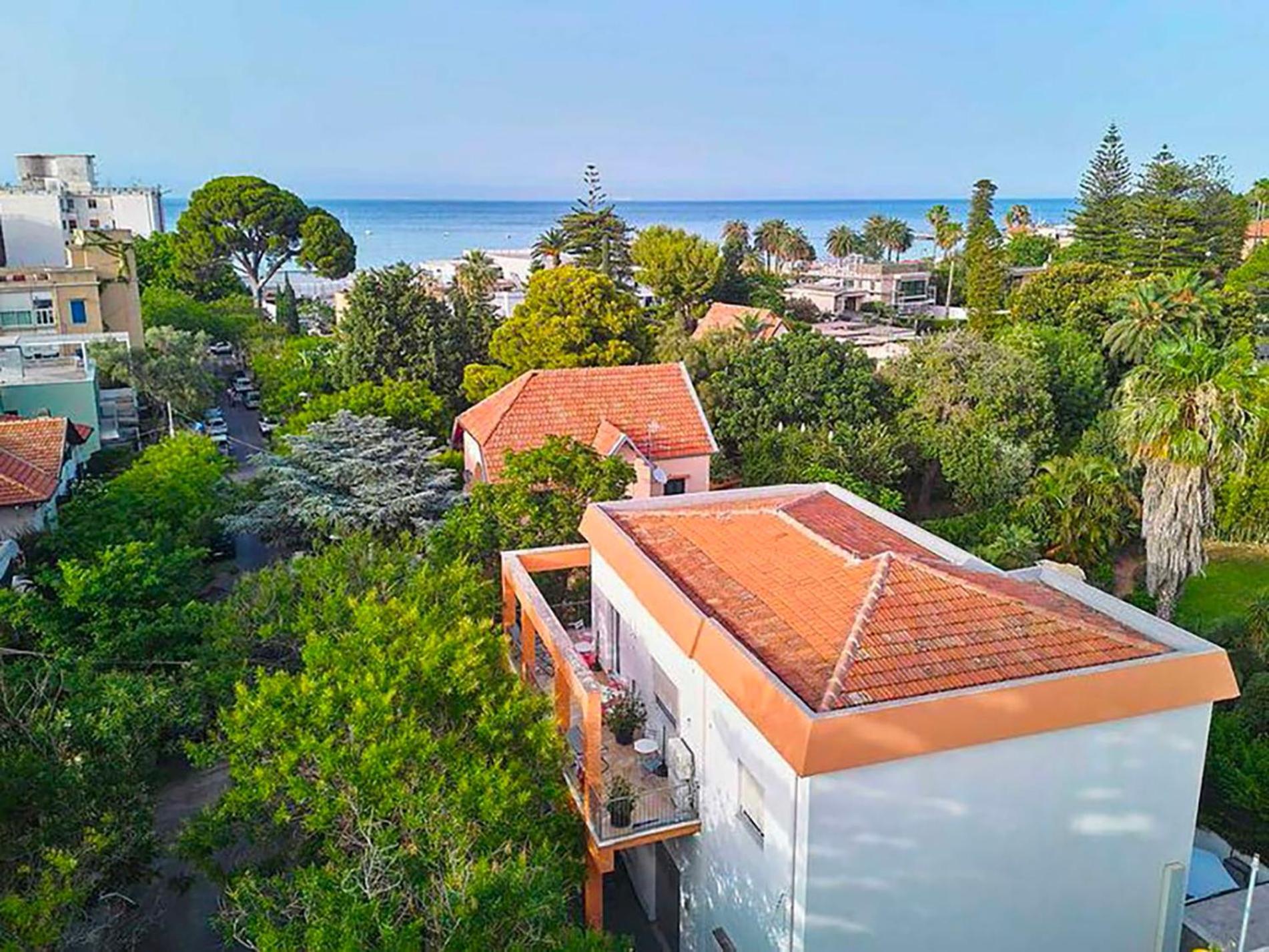 Casa Lighea Mondello - 200 Mt Dalla Spiaggia Exteriör bild